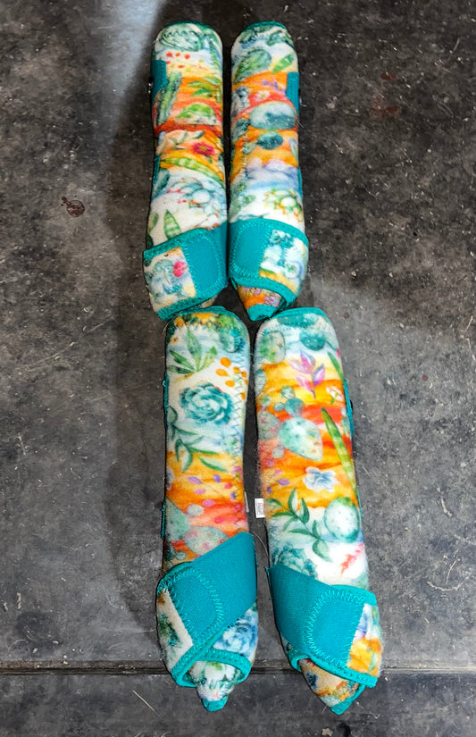 Cactus print smb sport boots pack of four