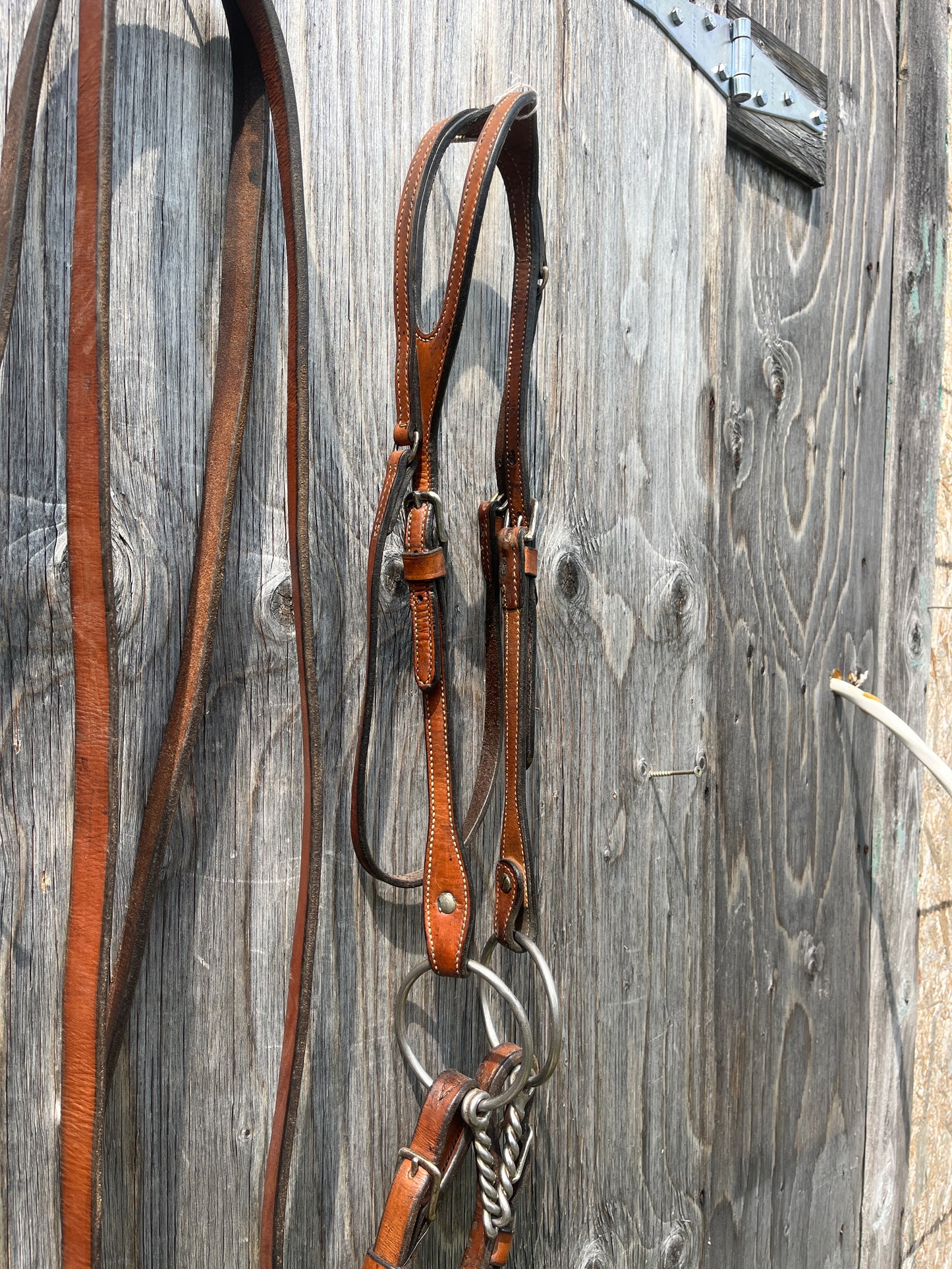 Headstall set with quick change splits and bit