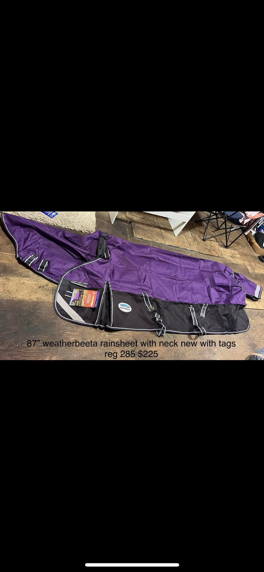 87” weatherbeeta rainsheet with hood new *& save the tax!