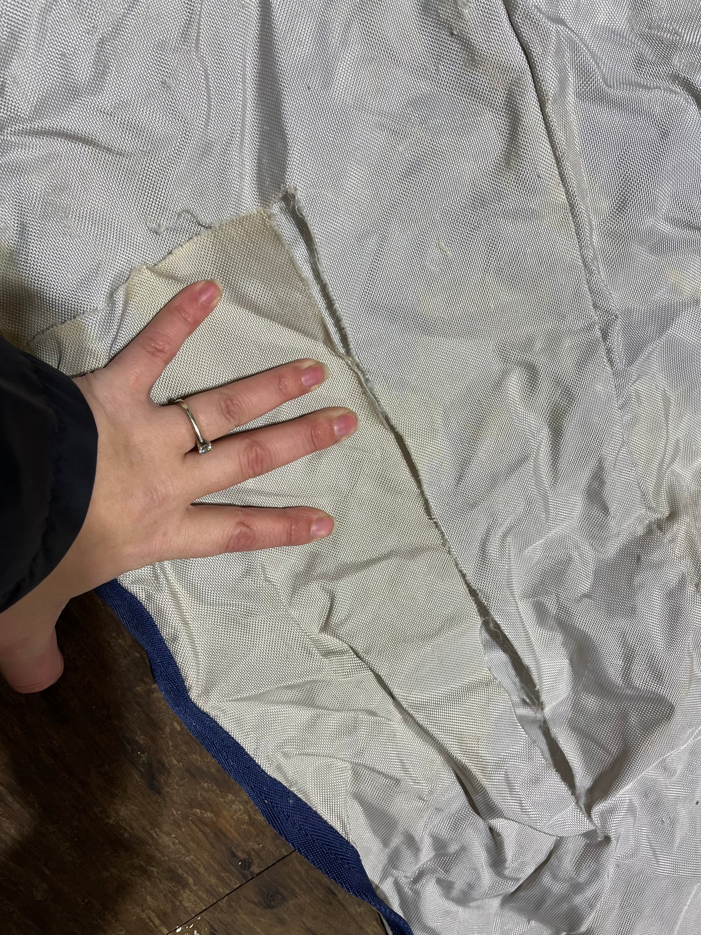 74” bucas sheet needing repair