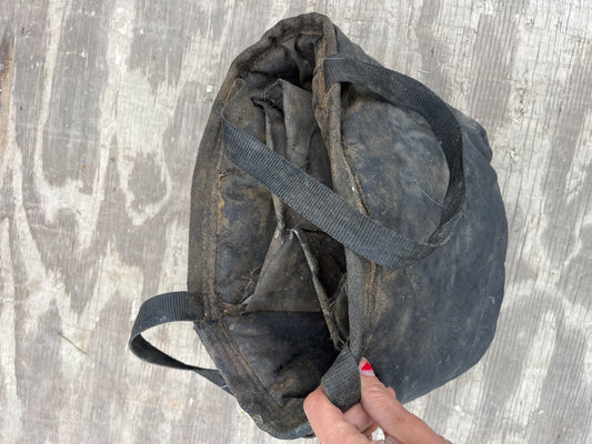 Groom tote dirty