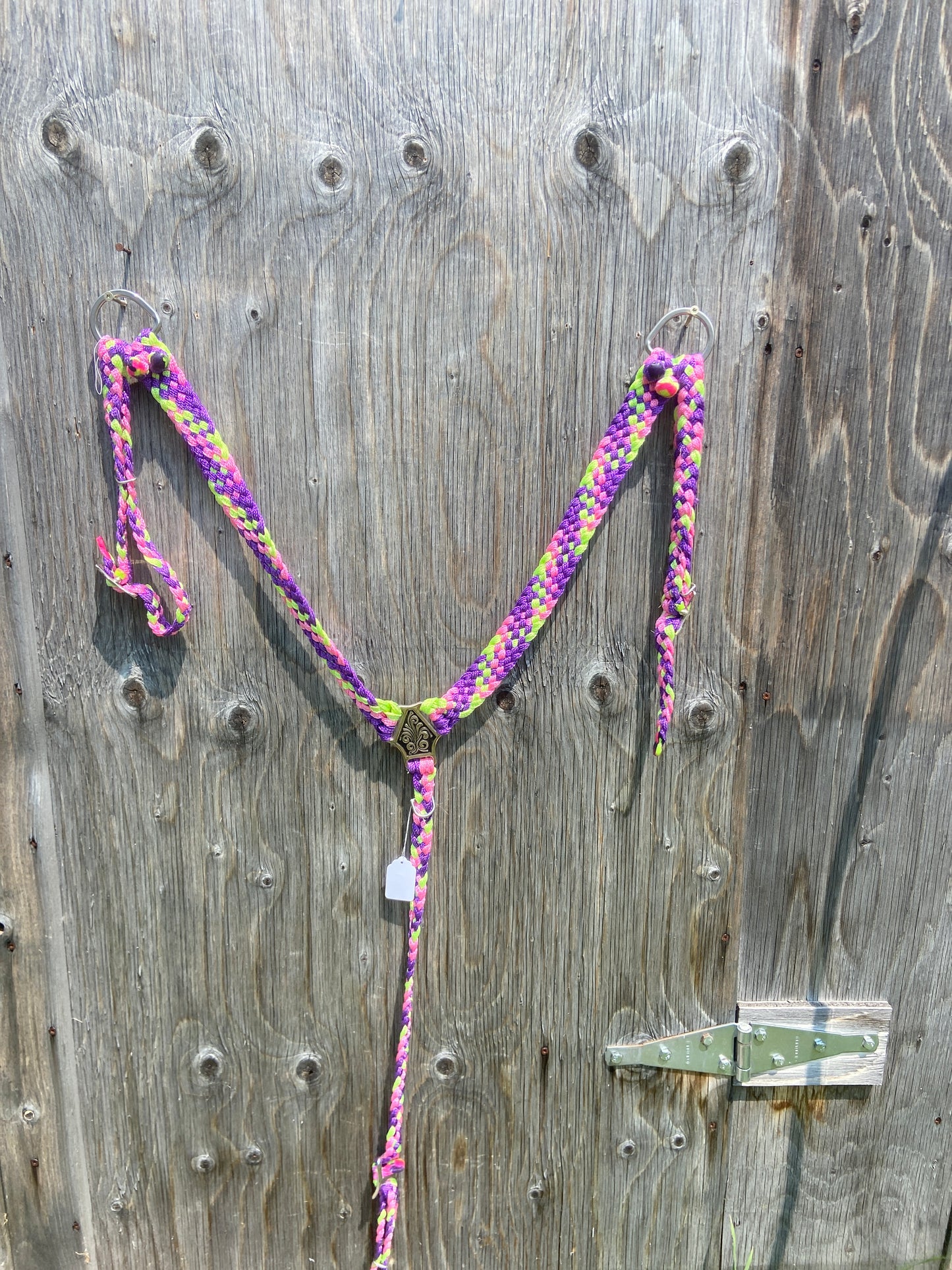 Braided breast collar