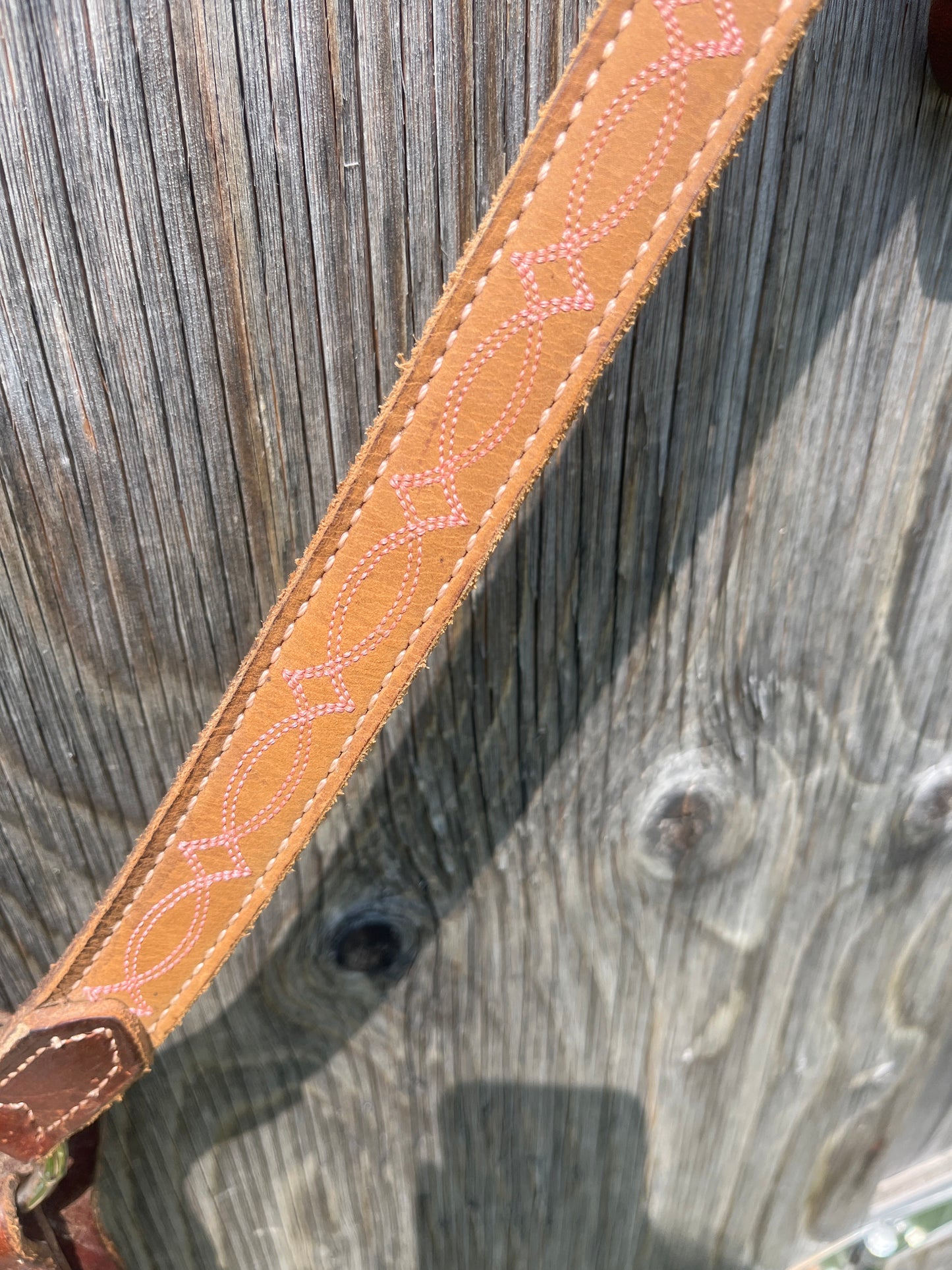Weaver pink stitching breastplate
