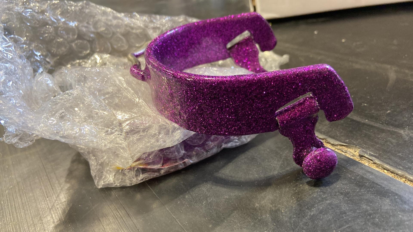 Glitter epoxy bumper spurs