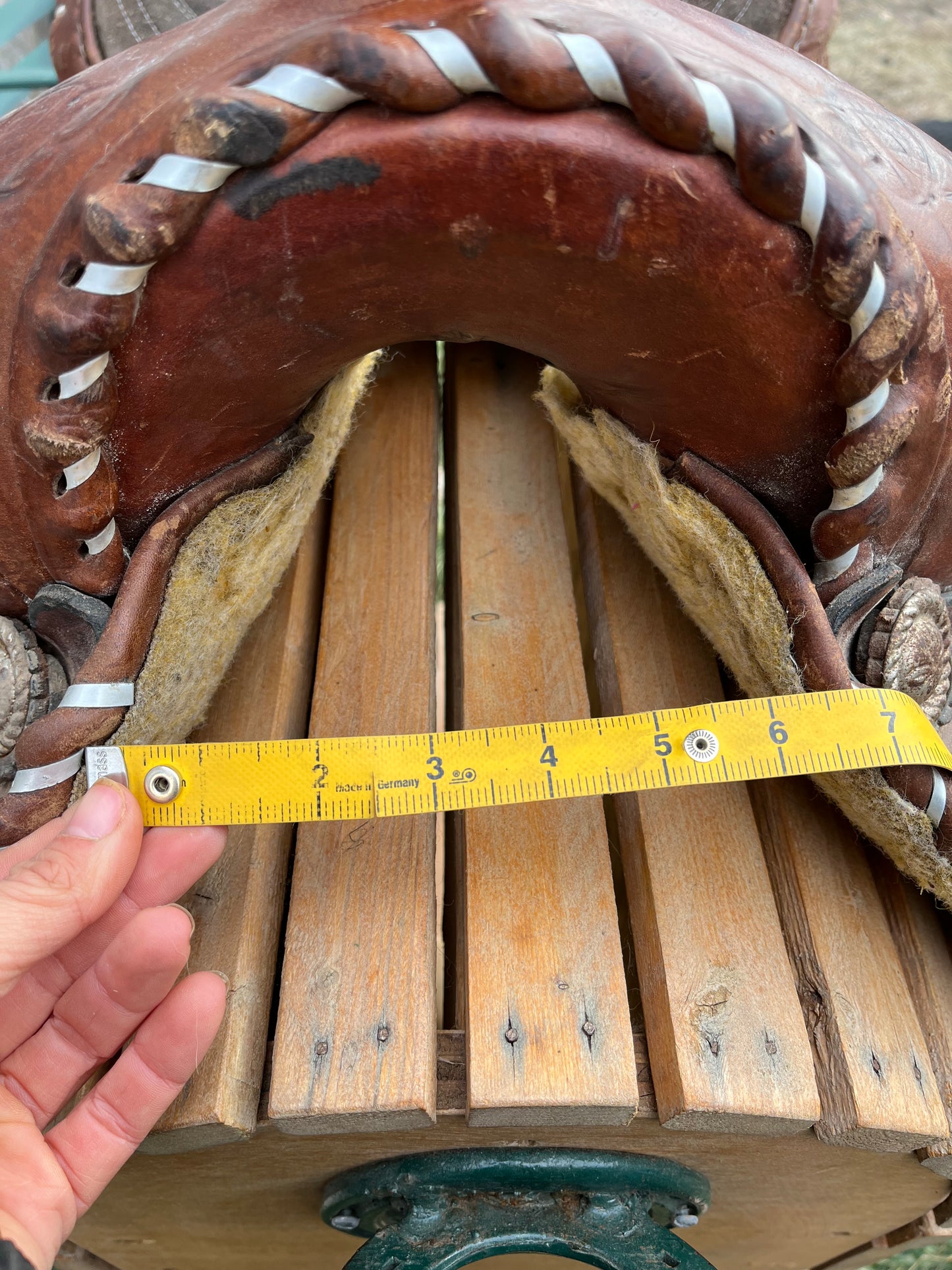 16” leather western Saddle