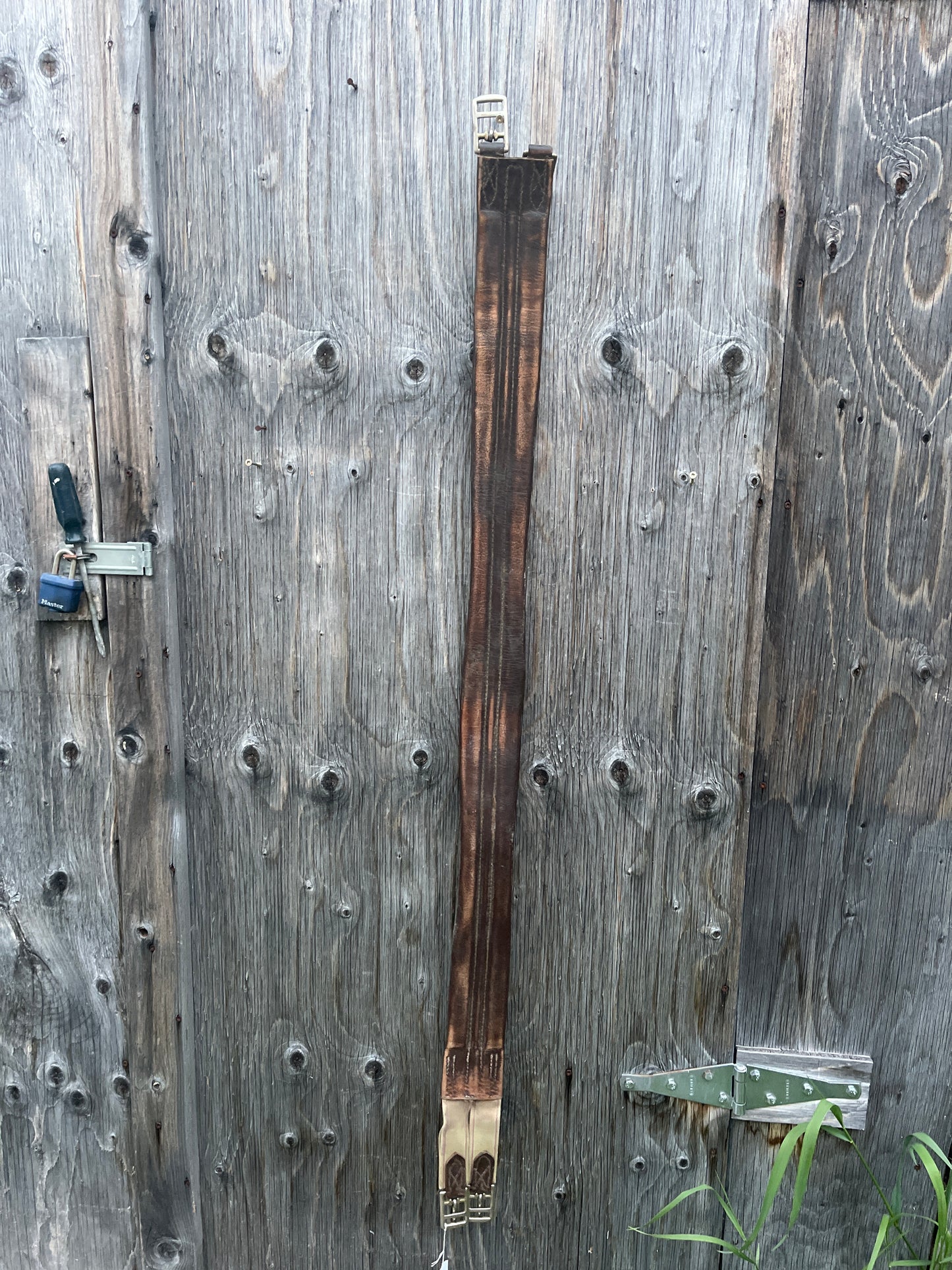 50” leather girth