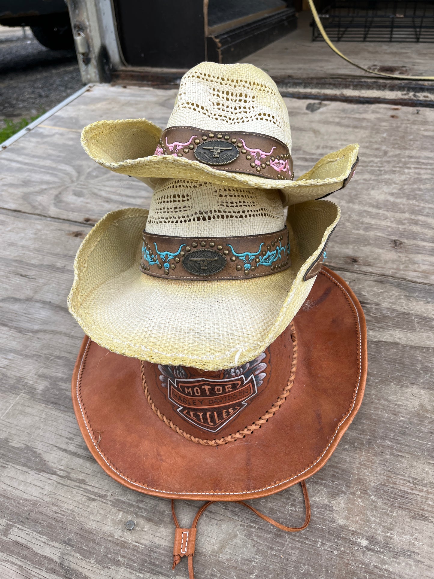 Lot of 3 used hats