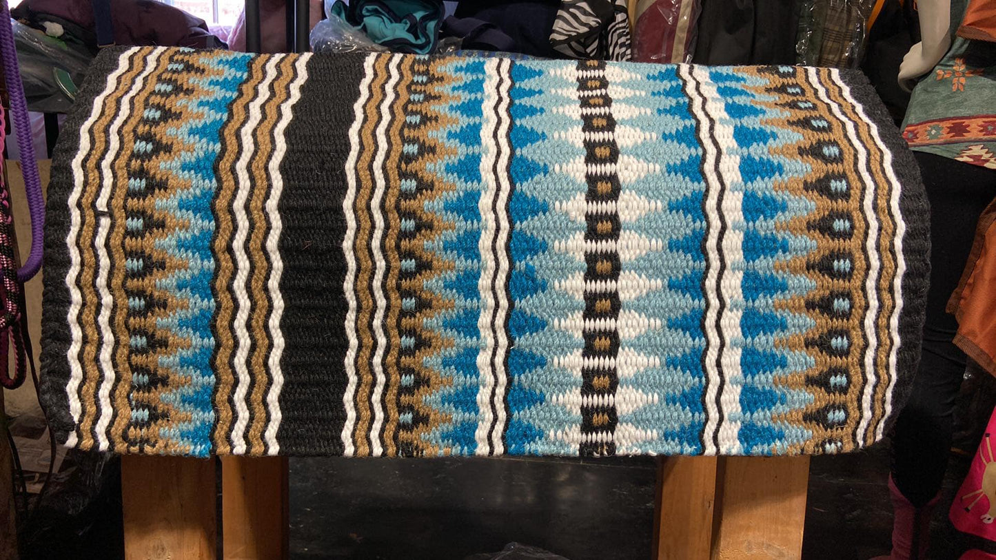 Wool saddle blanket 36x34