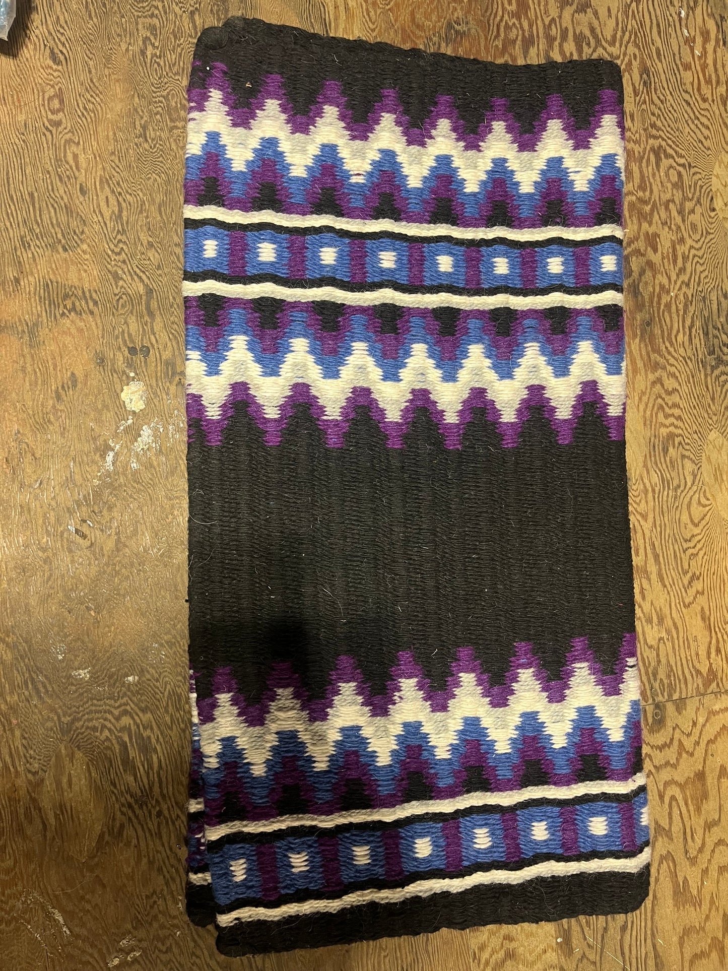 Purple western saddle blanket