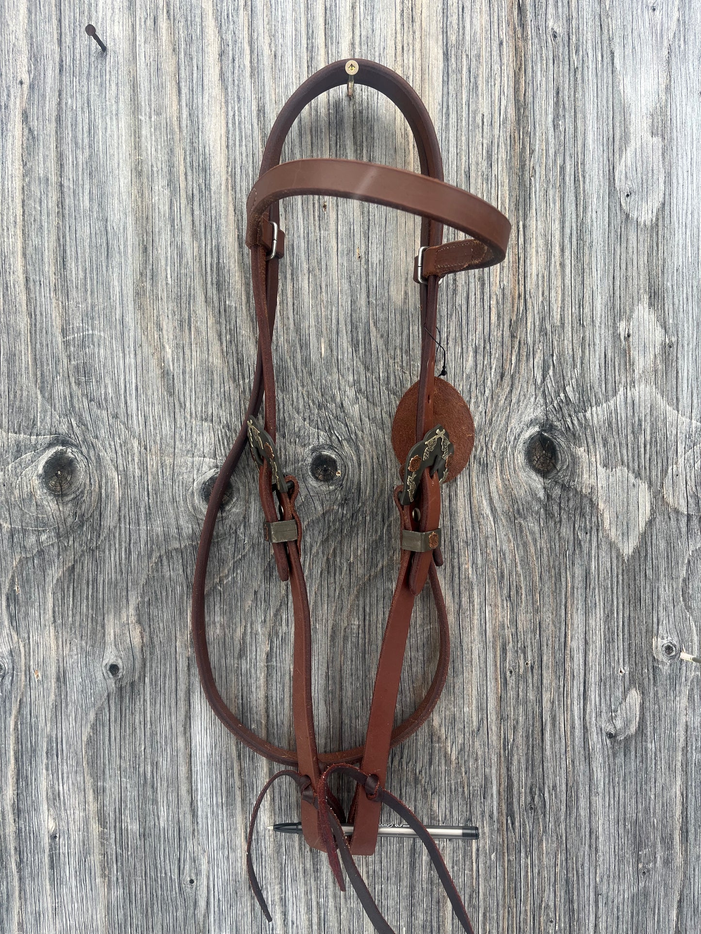 Guns & roses browband headstall