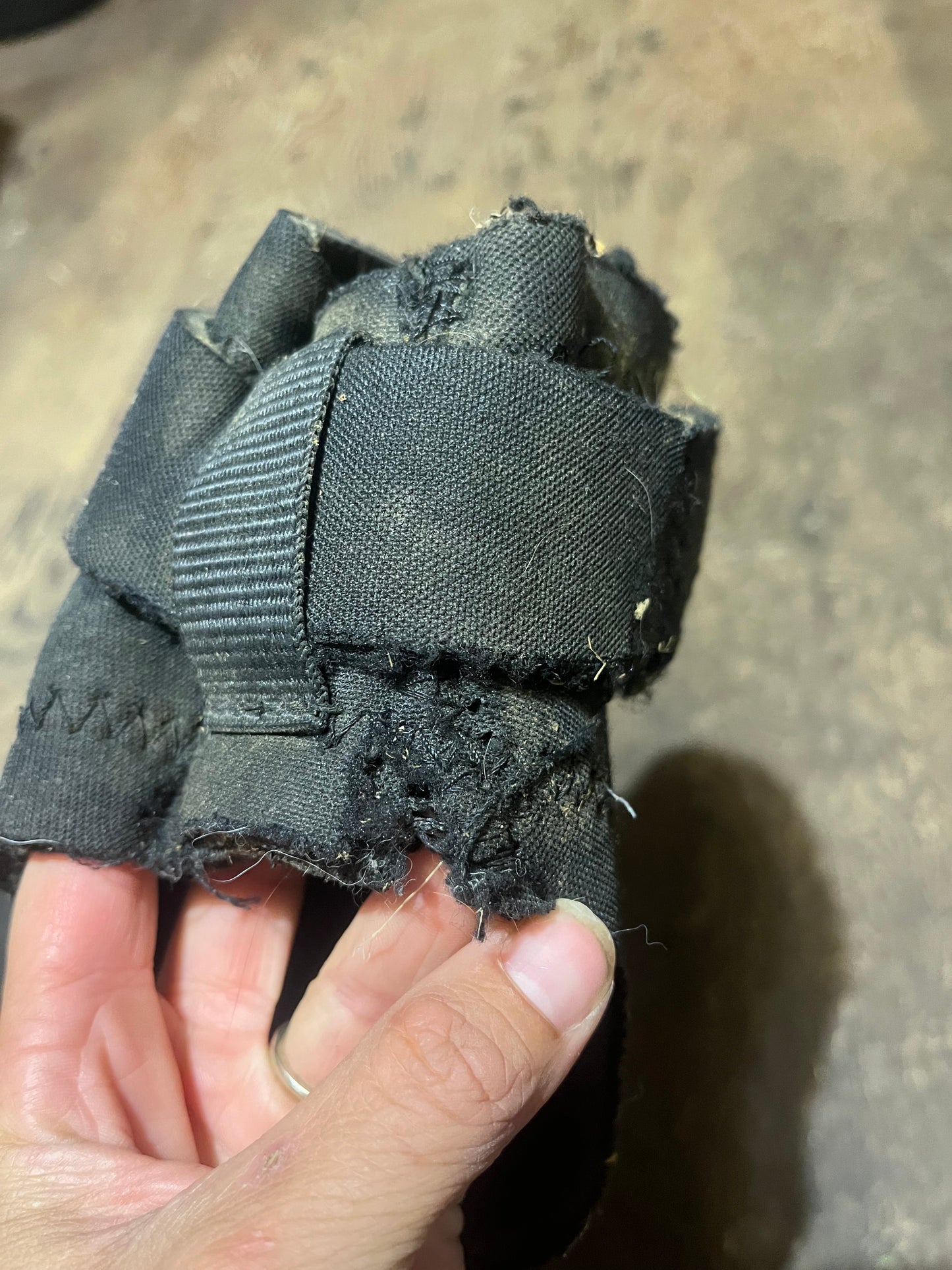 Medium used back on track hock boots some wear