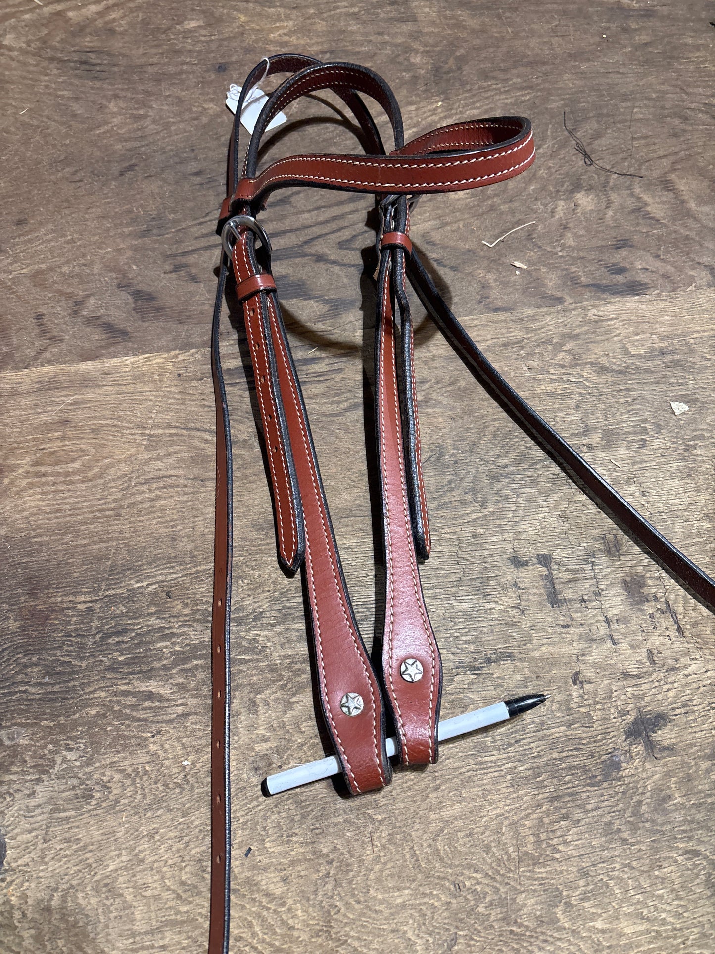 Browband headstall plain