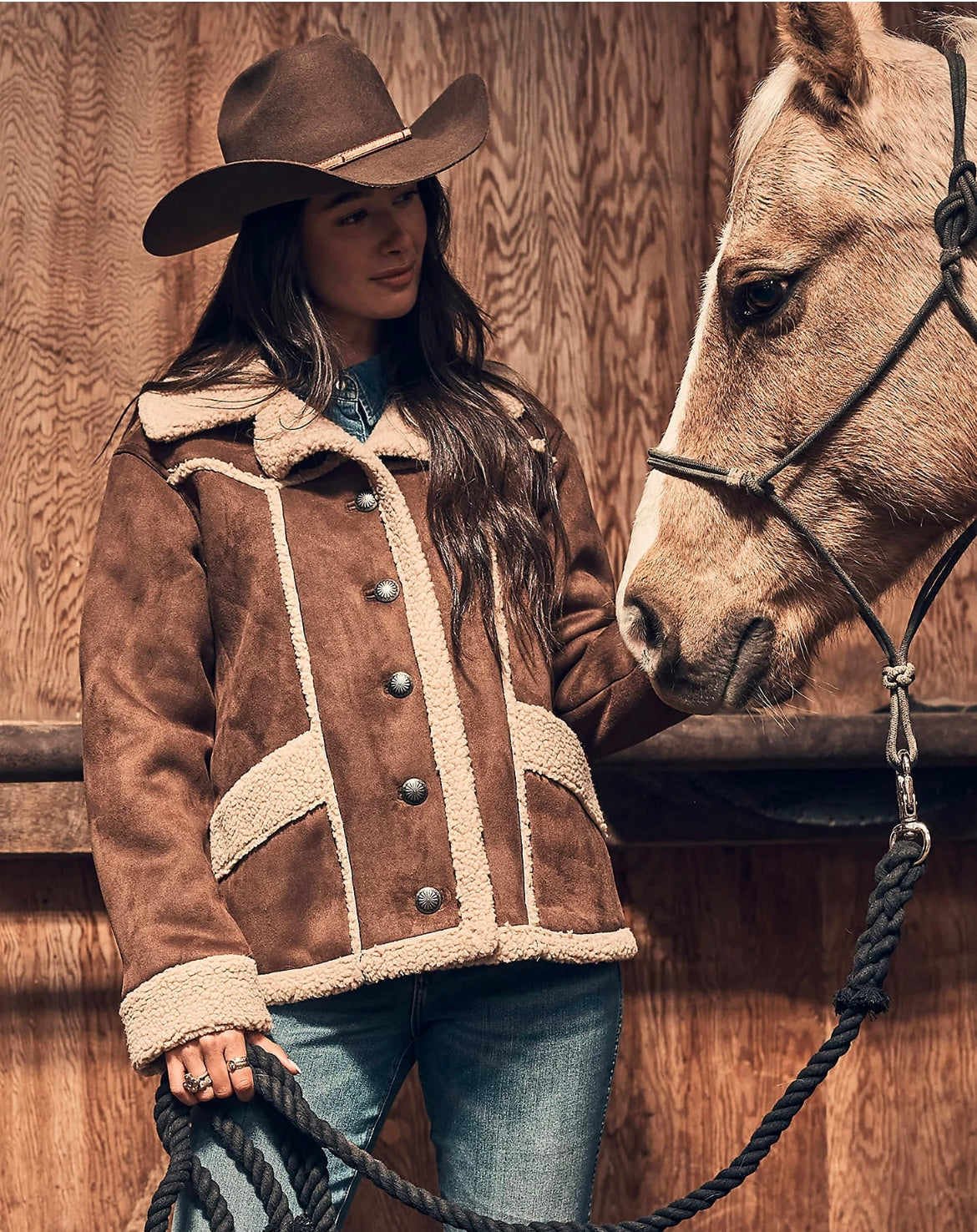 Women’s Sherpa Lined Western Jacket