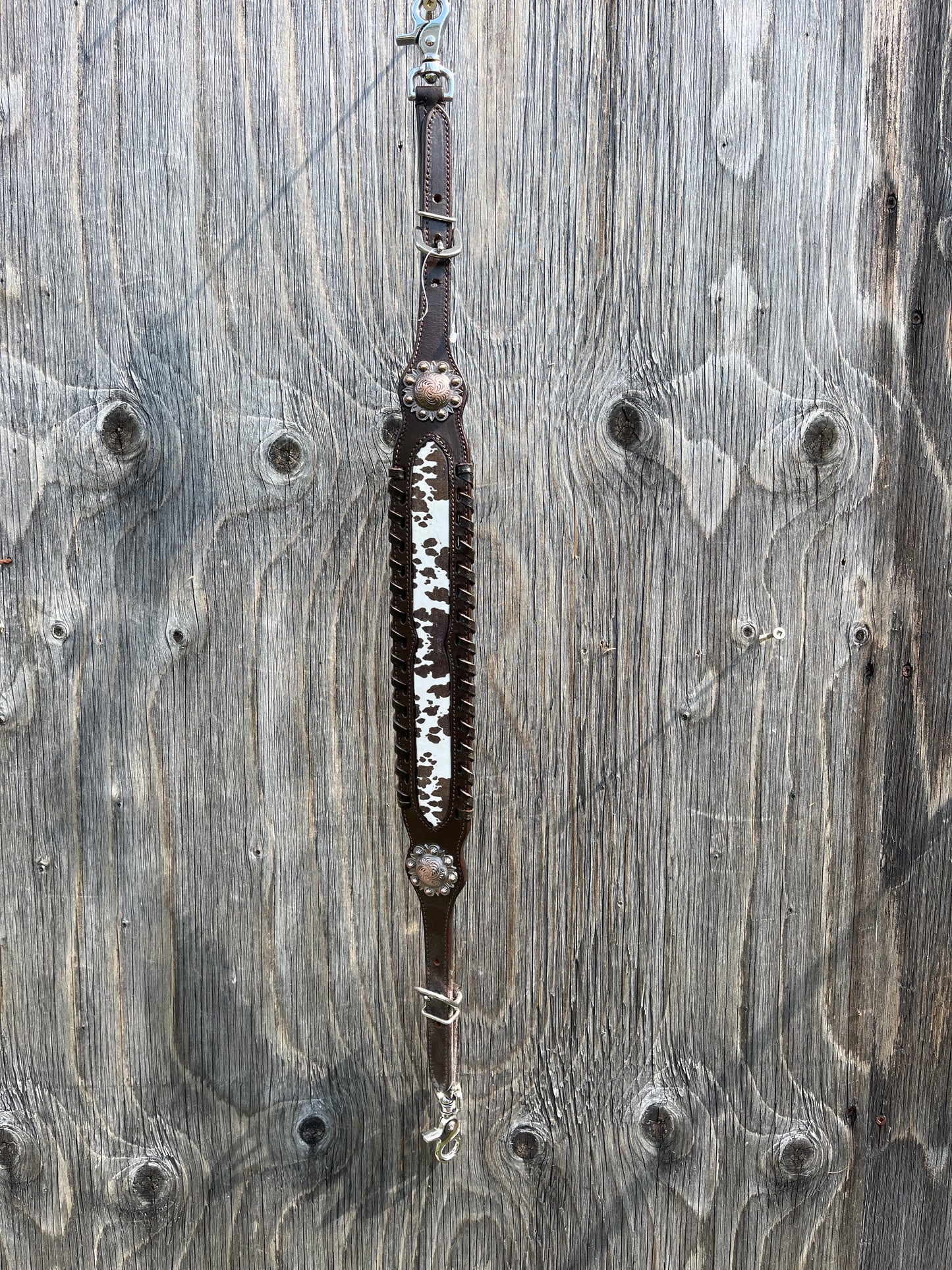 Cowprint wither strap