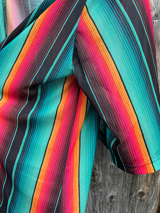 One size serape cardigan short/ mid sleeve