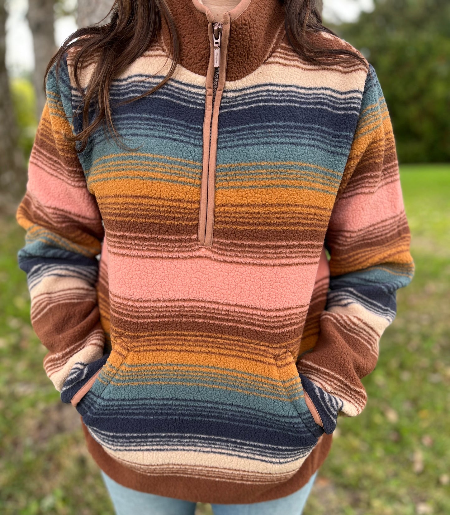 Wrangler serape Sherpa
