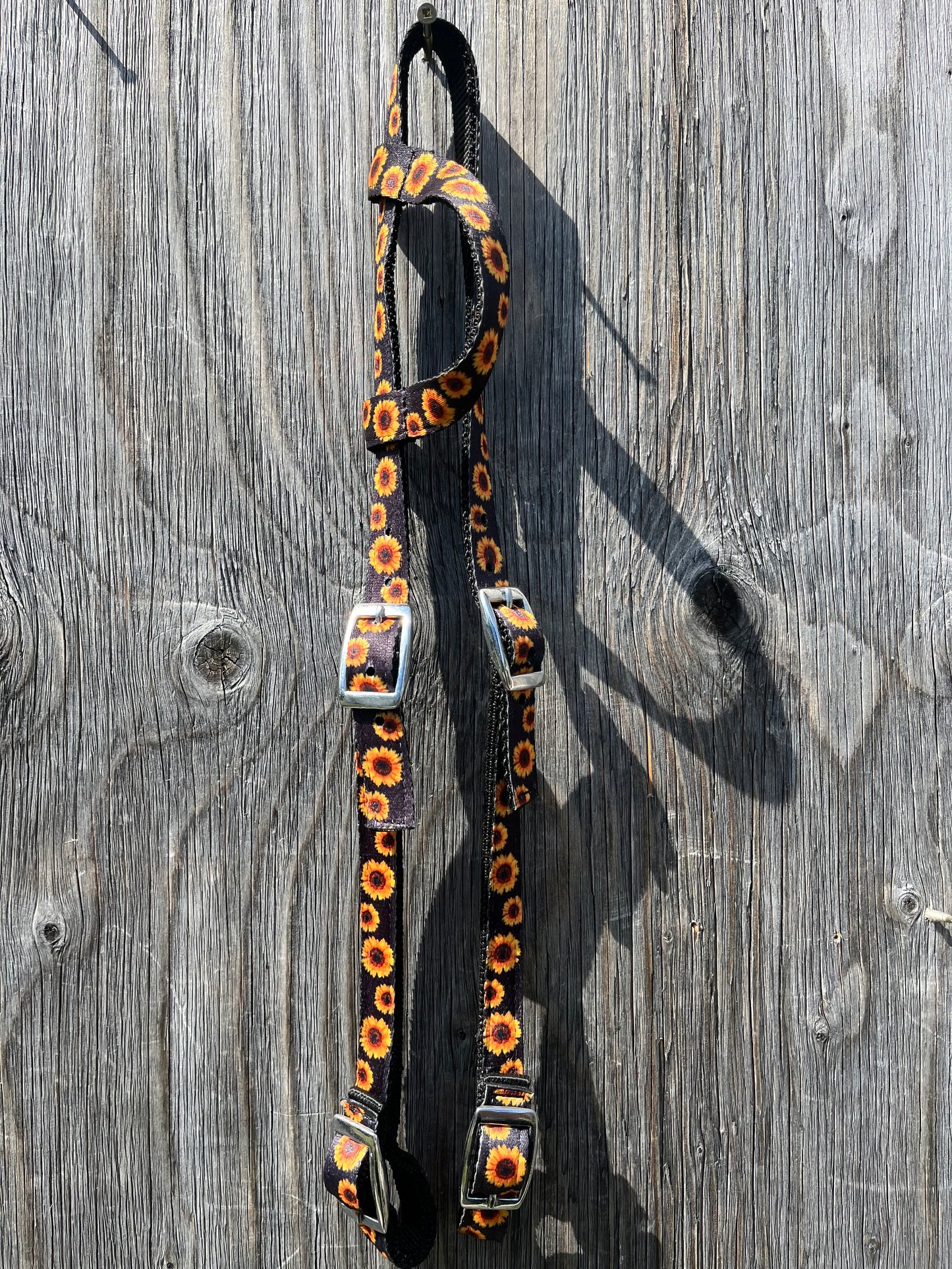 Sunflower quick change nylon headstall