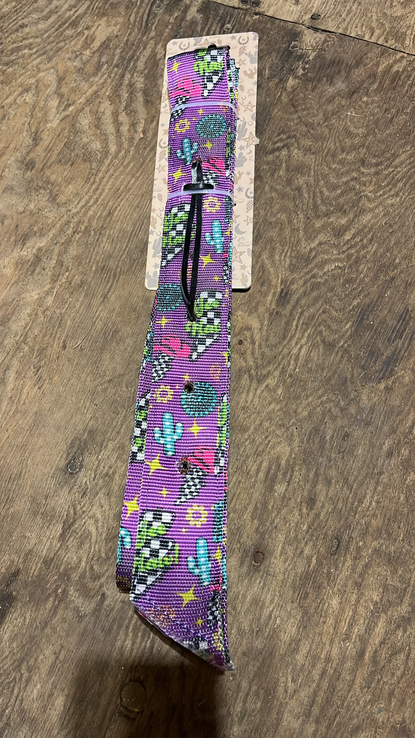 Purple yee haw latigo and off billet set