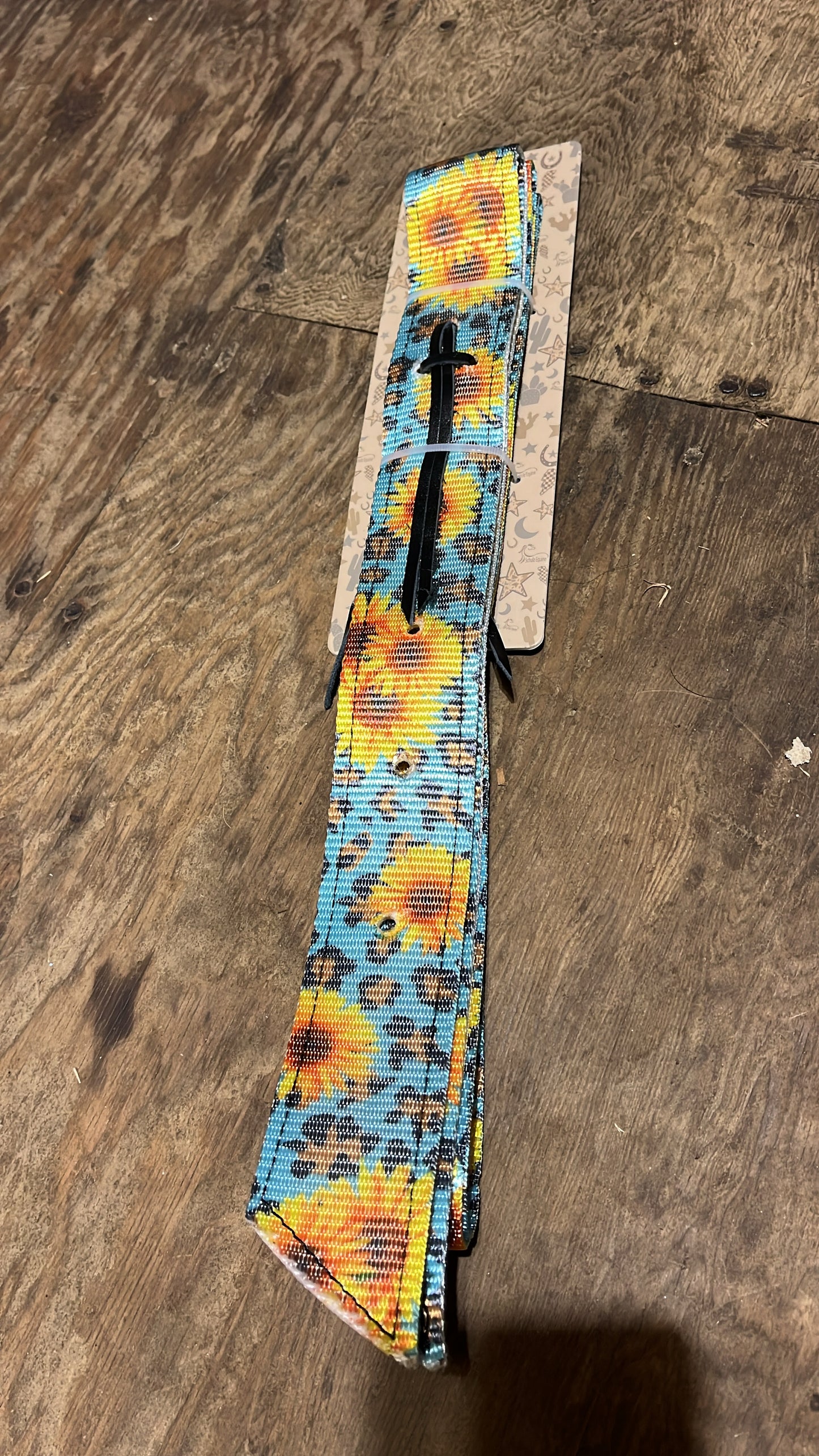 Sunflower latigo and off billet set