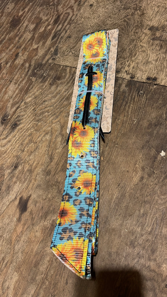 Sunflower latigo and off billet set