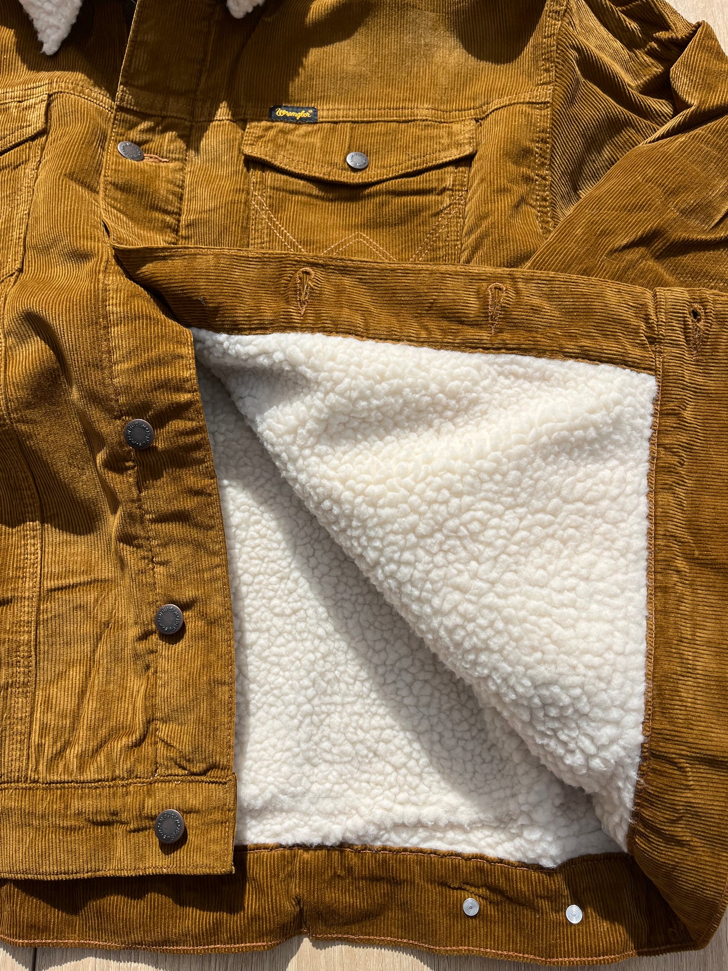 Wrangler Men’s Corduroy Sherpa Jacket XL