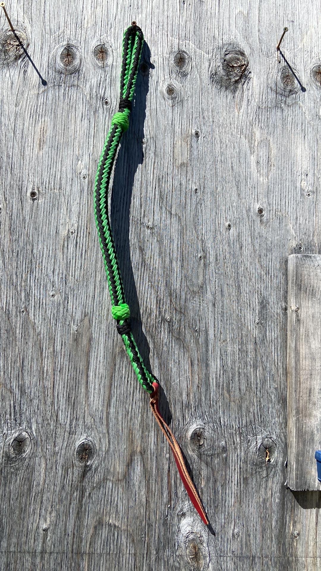 Quirts with leather popper end multiple colours