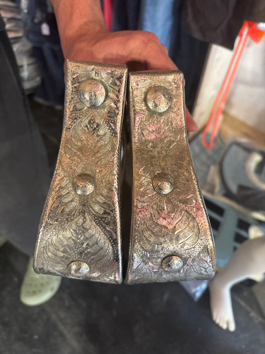 Used engraved stirrups