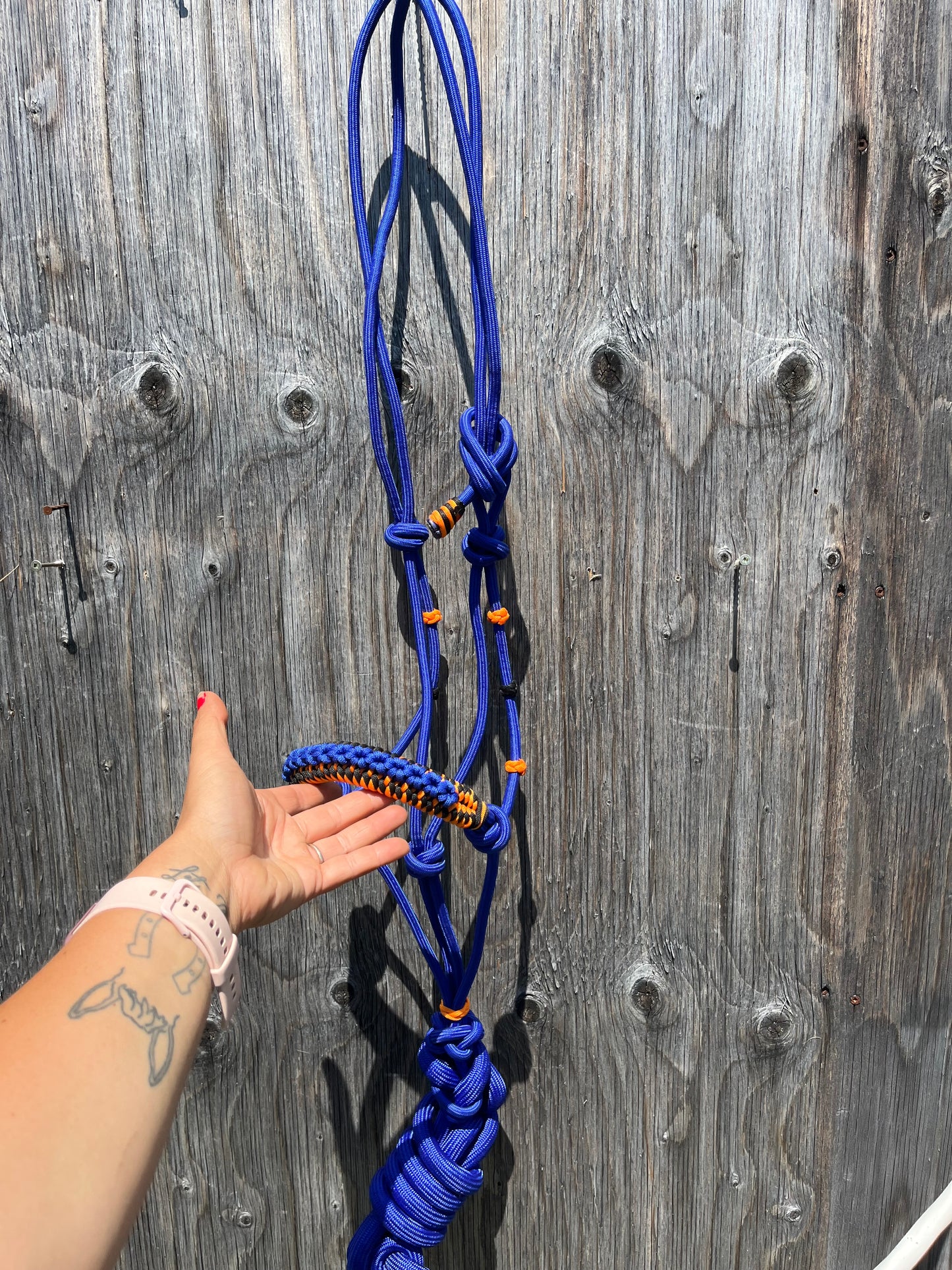 Rope halter and lead sets 4 colors