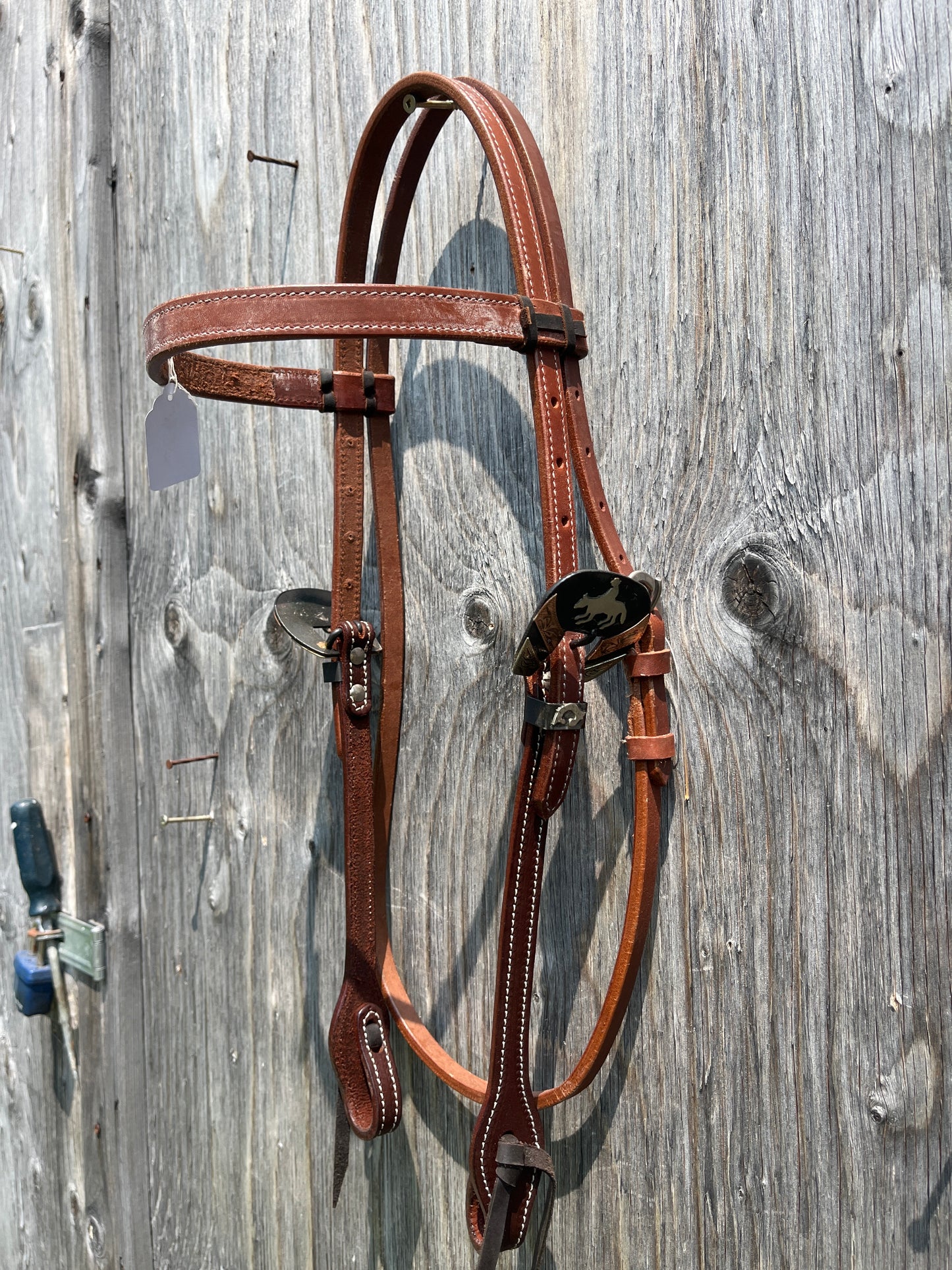 Two tone browband headstall