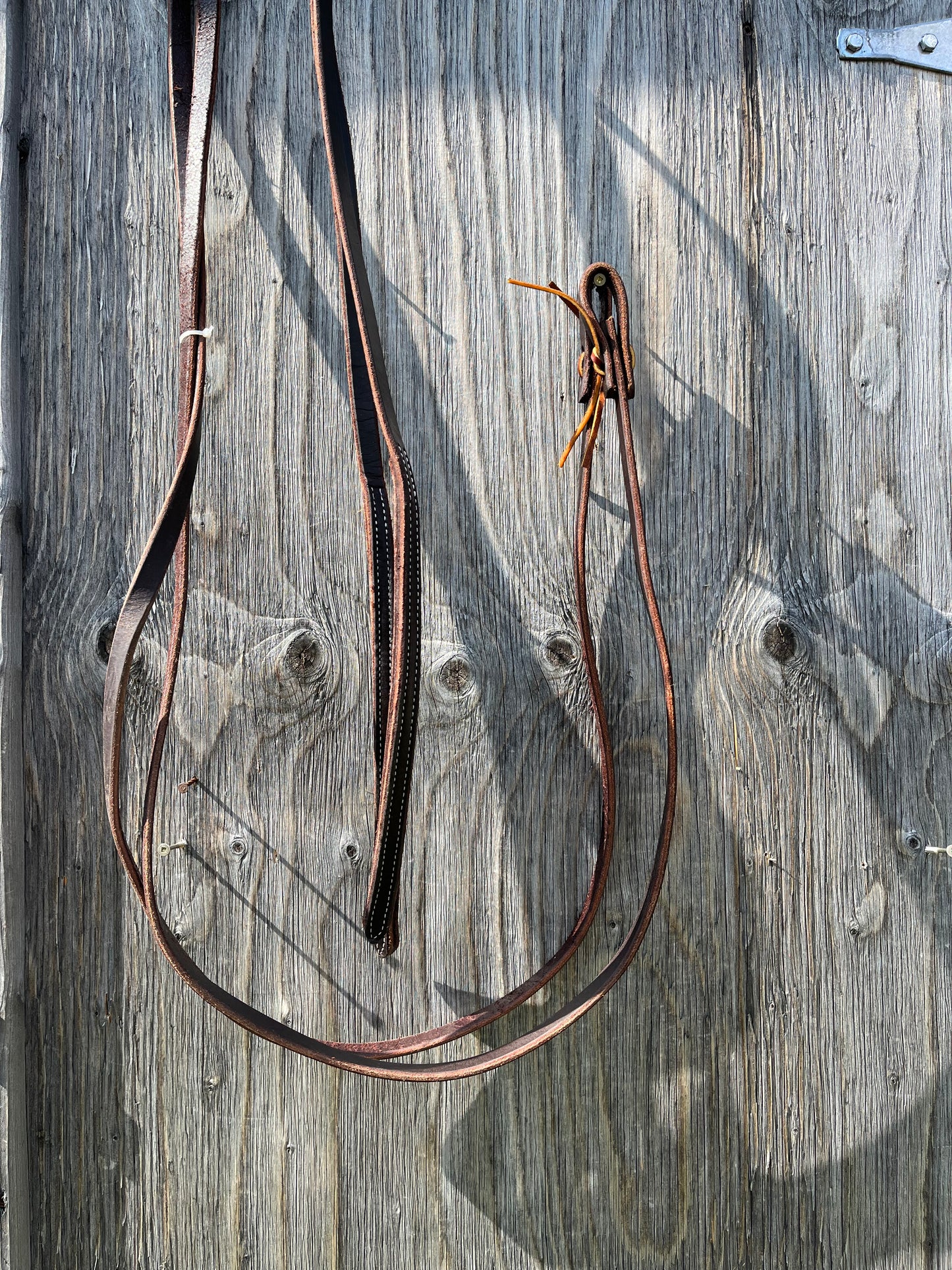 Weighted end split reins