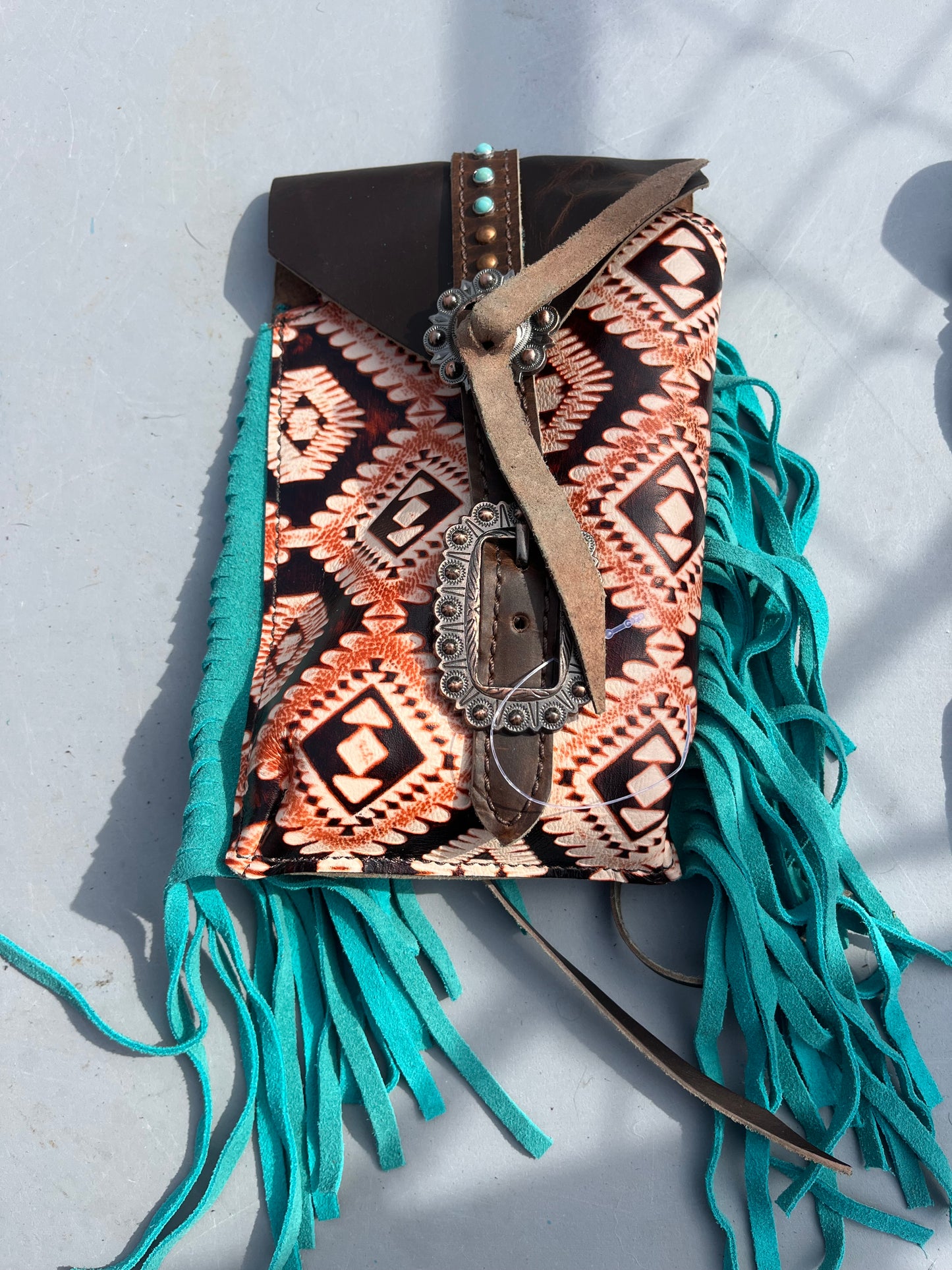 Aztec rear cinch bag
