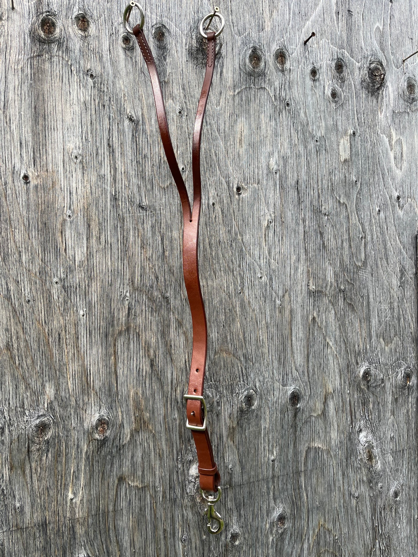 Oiled leather training fork