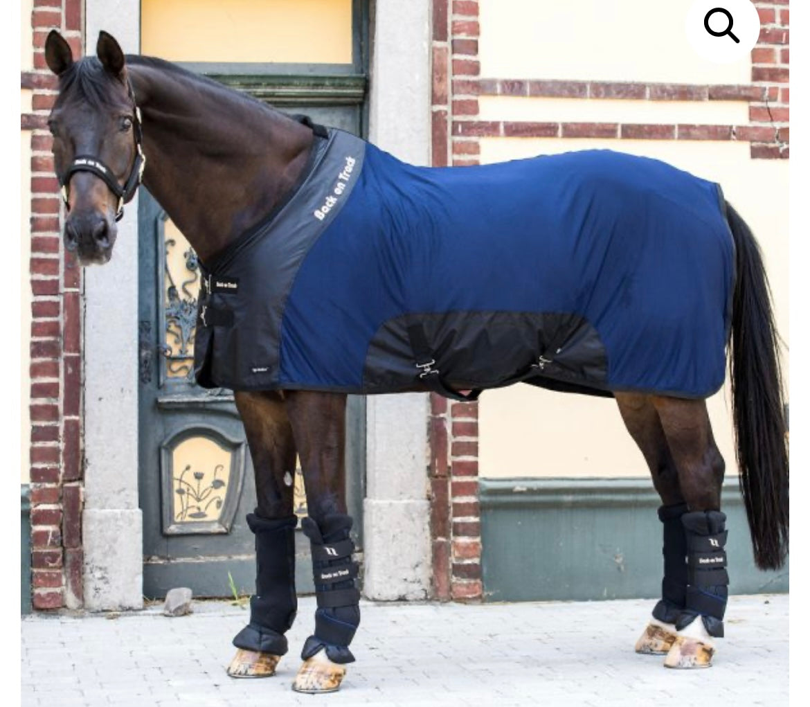 78 Back On Track navy mesh sheet with neck