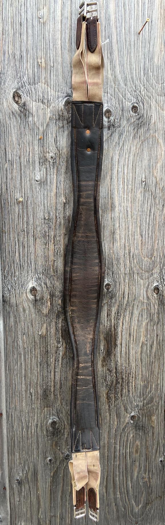 52” leather girth