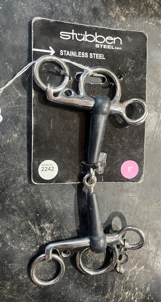 Stubben 5” rubber Pelham