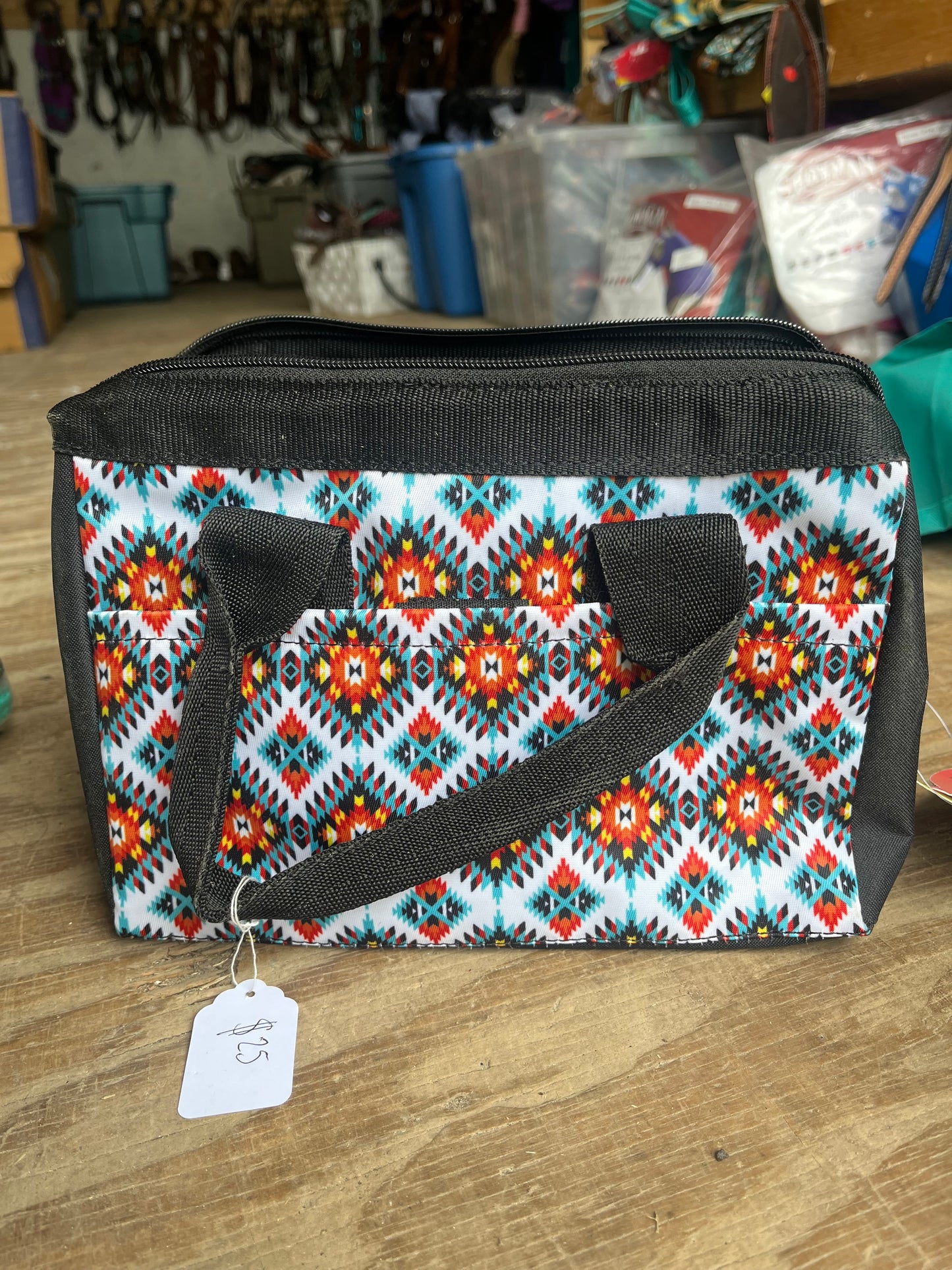 Aztec makeup / toiletry bag, perfect for shows!