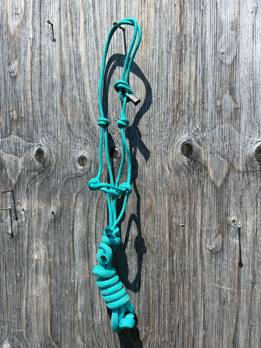Mini/ small pony rope halter and lead set
