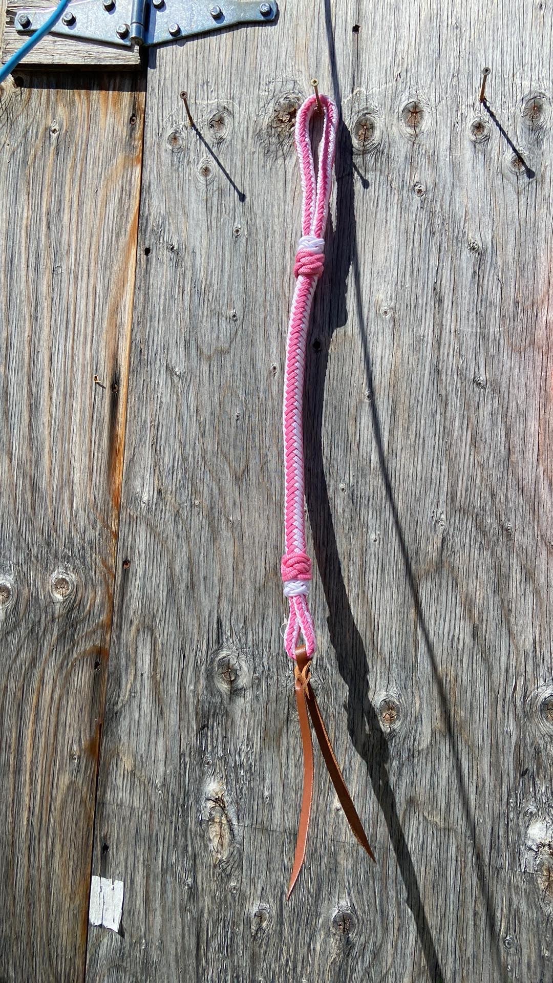 Quirts with leather popper end multiple colours