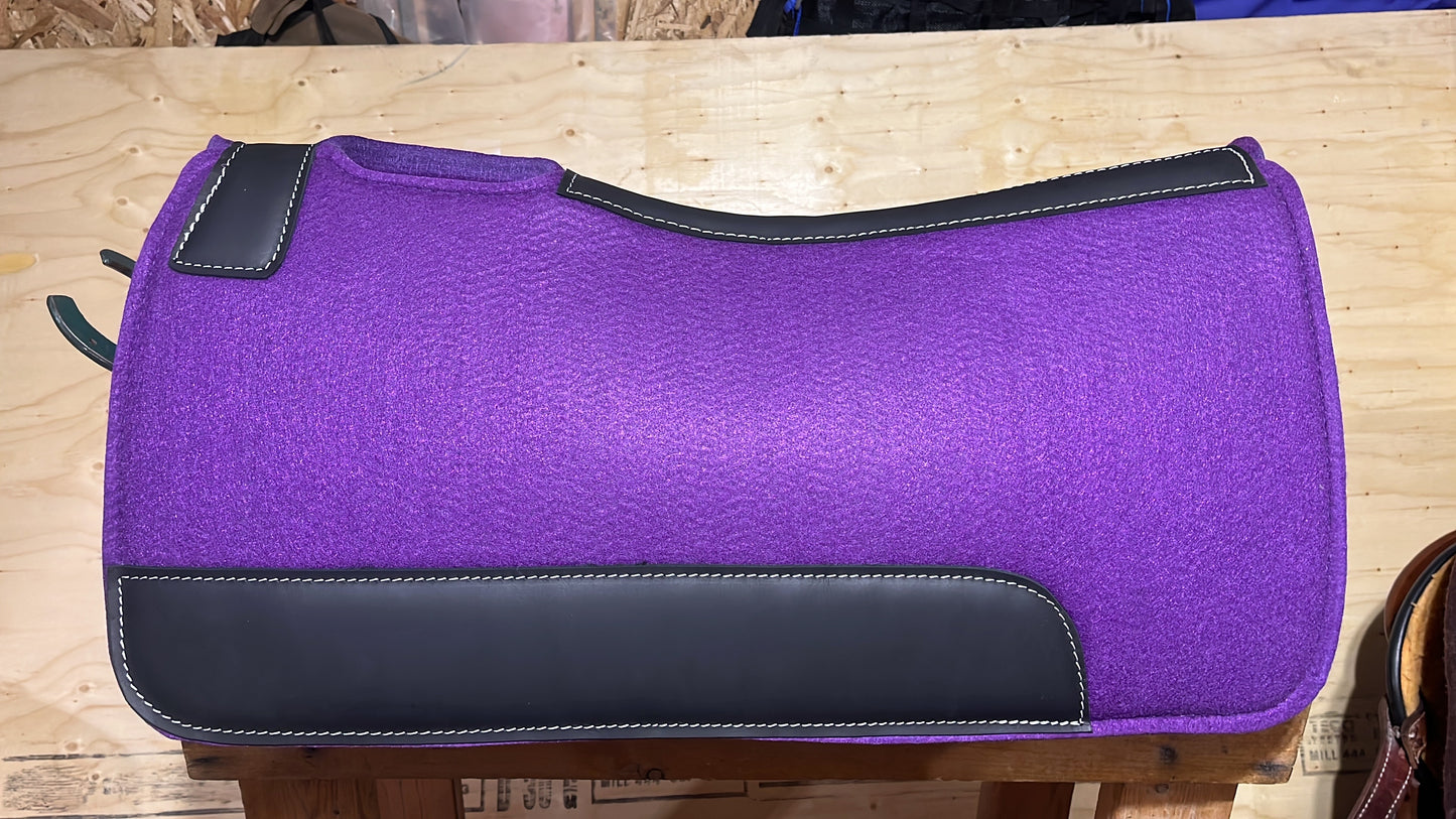 30 x1” purple felt western pad