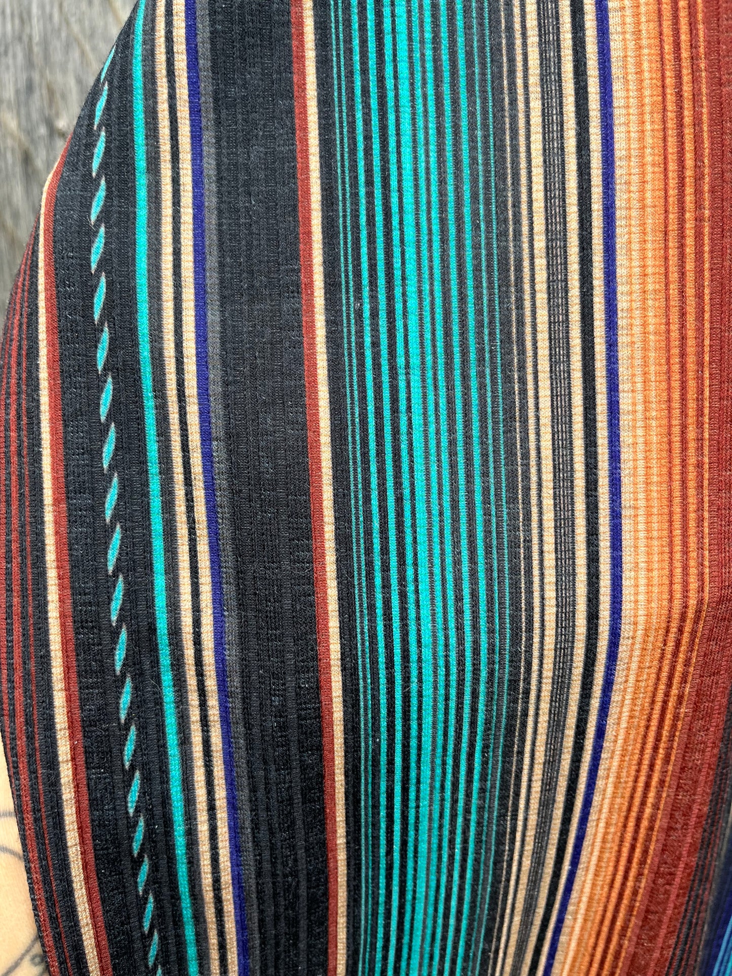 Small serape long sleeve roomy loose fit by crazy train new
