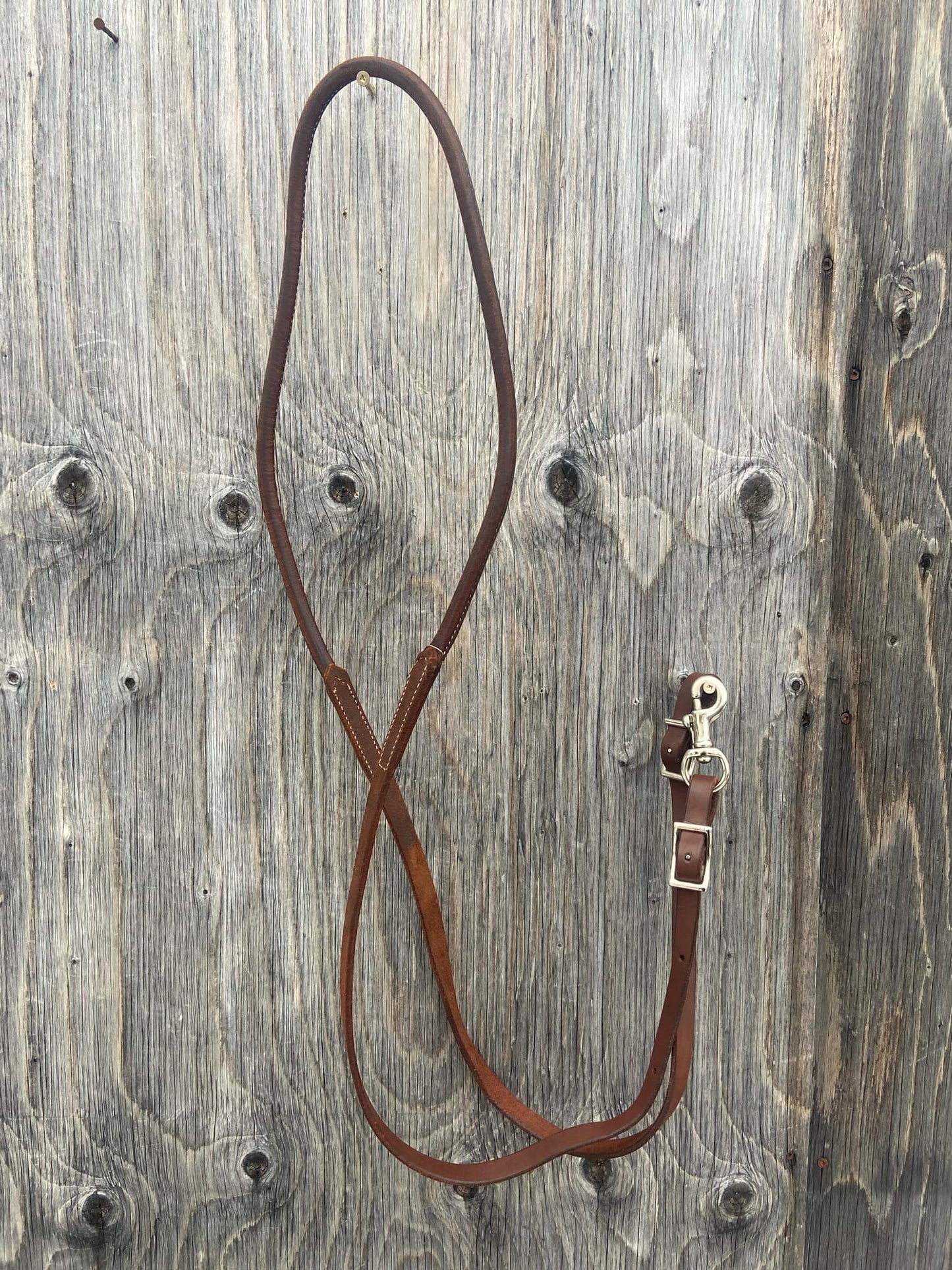 Rolled barrel reins