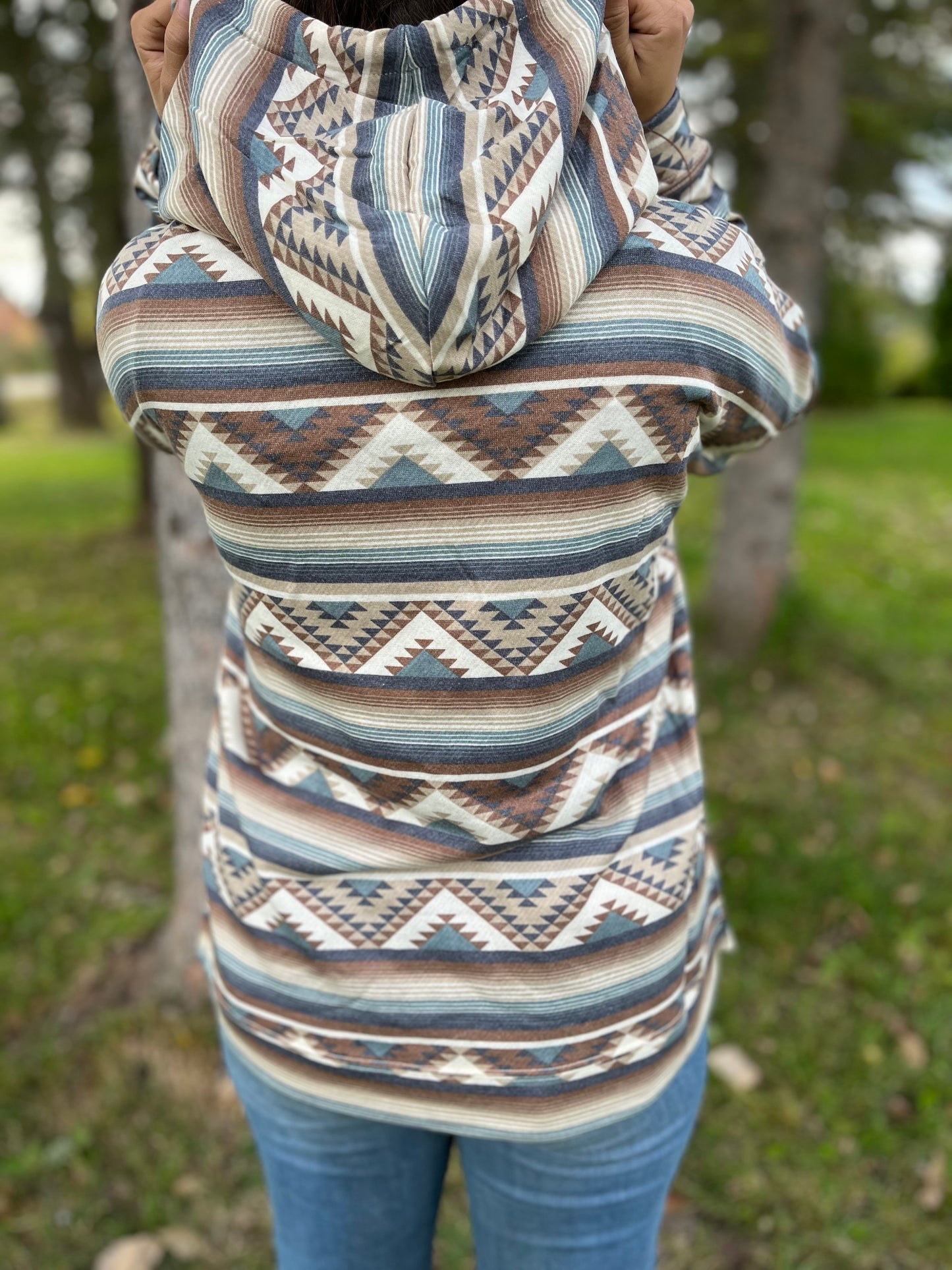 Wrangler Aztec print light hoody