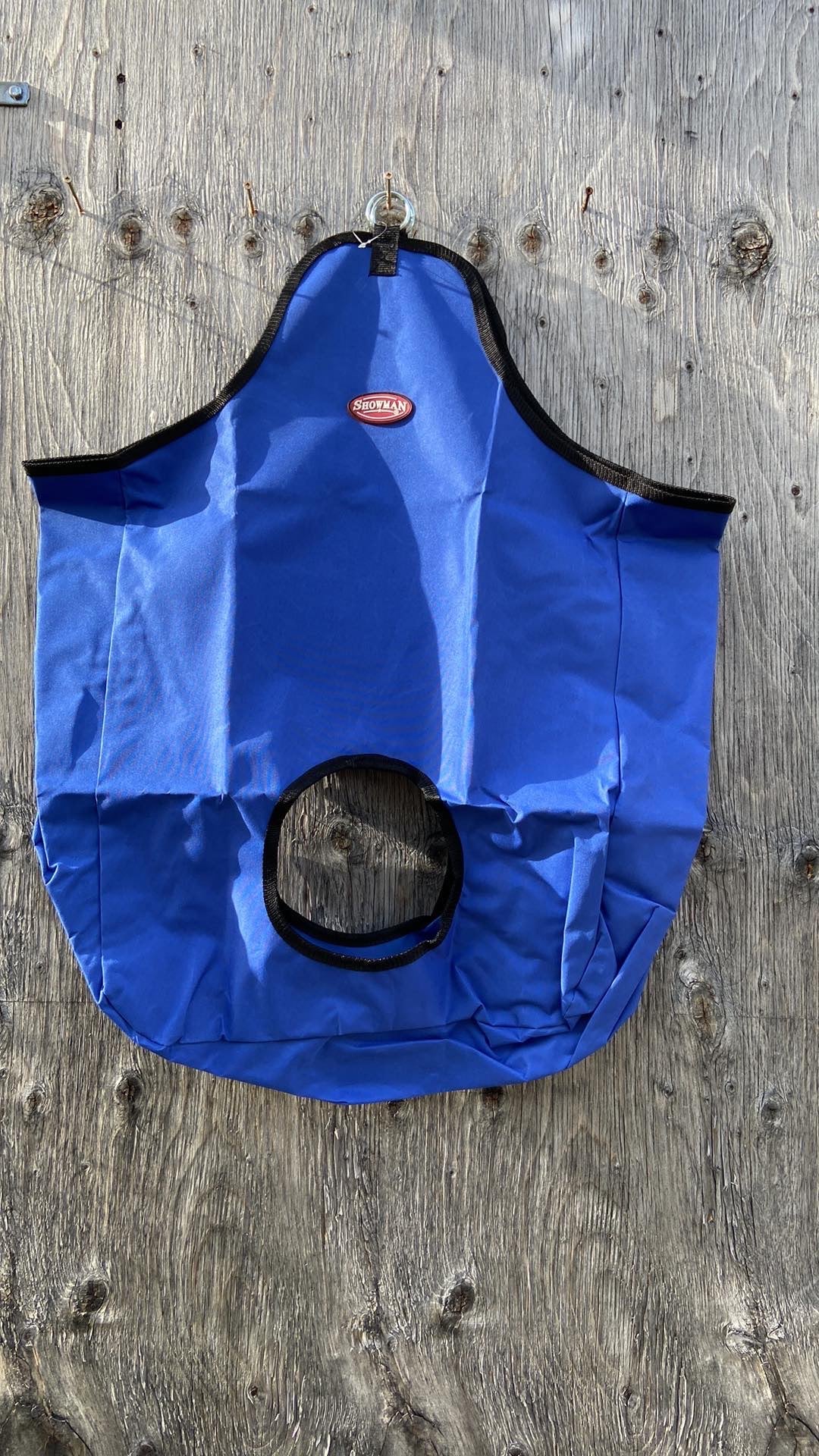 Double hole opening hay bags