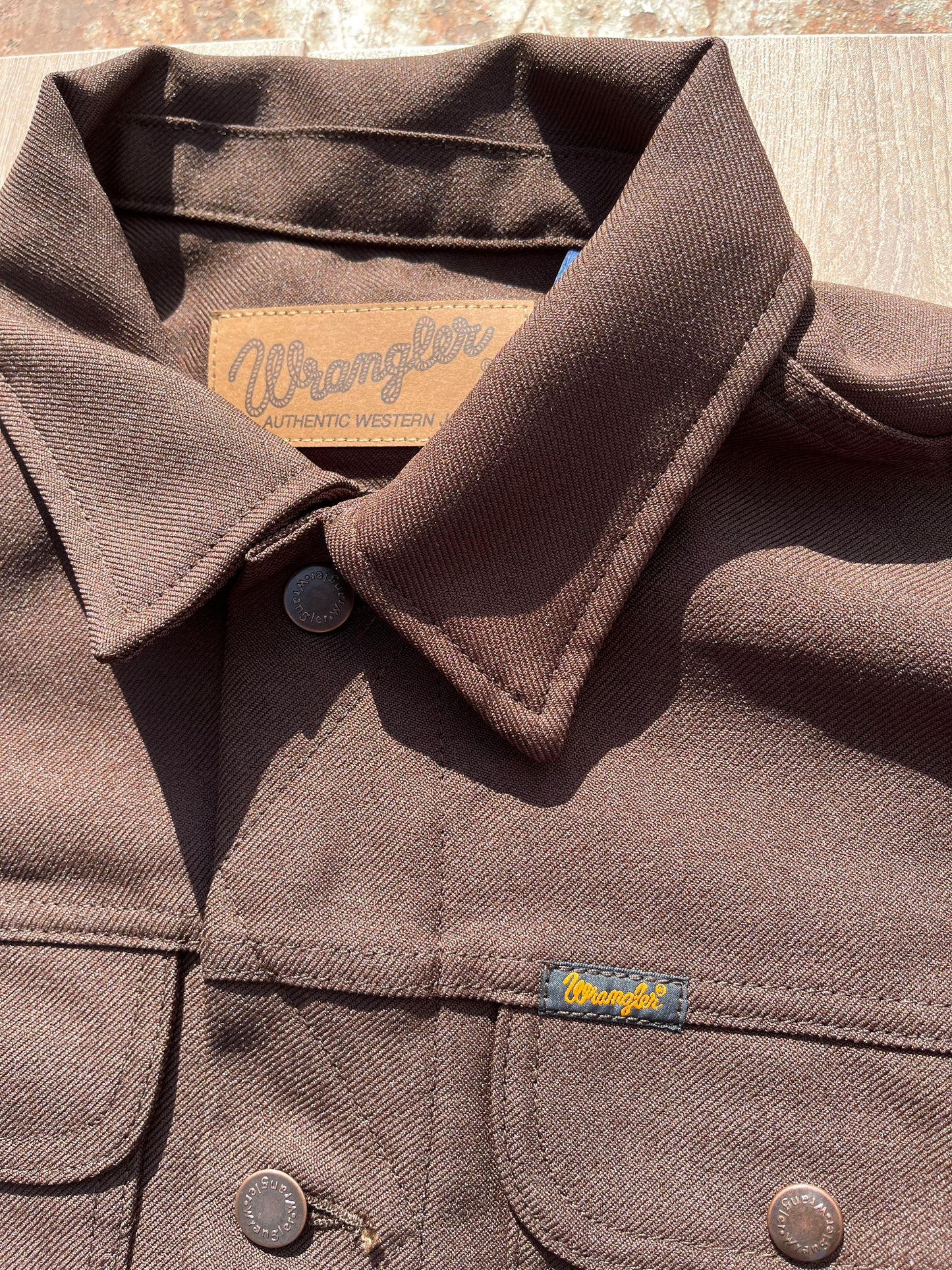 Men’s Wrangler Western Wrancher Jacket Brown