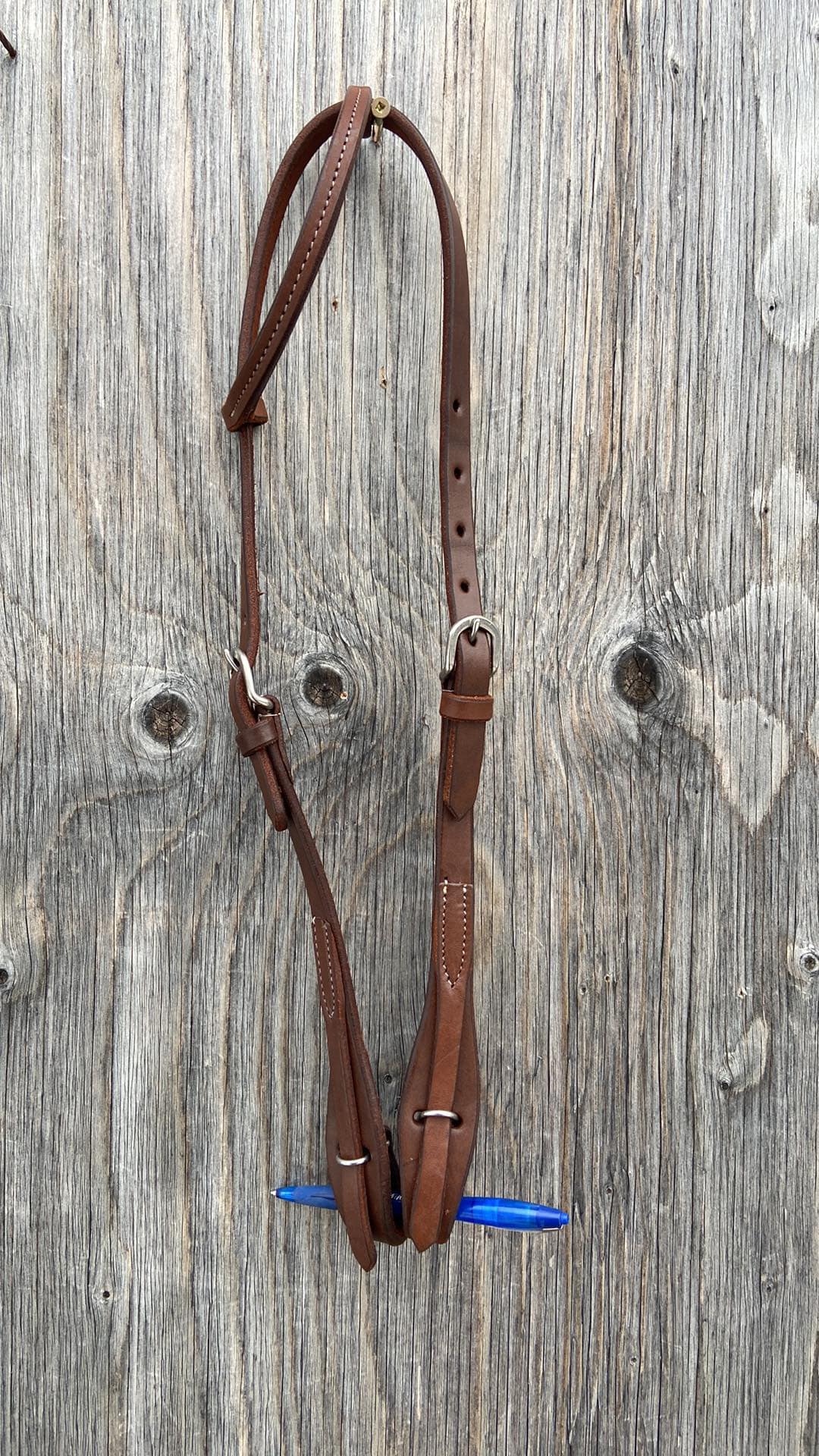 Quick change one ear headstall oiled & soft