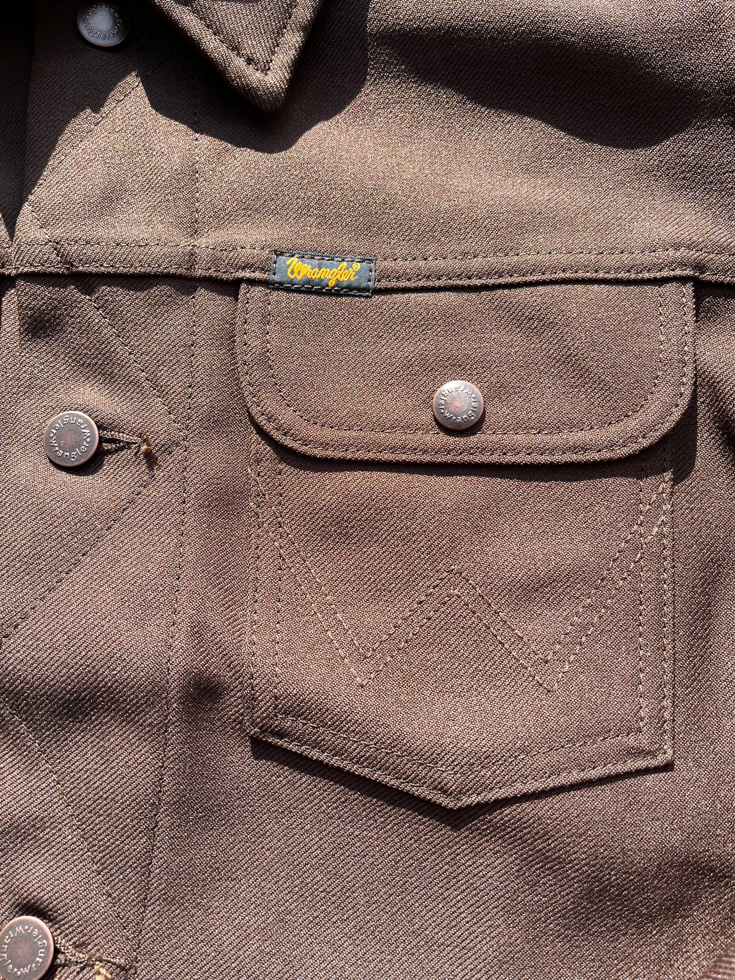 Men’s Wrangler Western Wrancher Jacket Brown