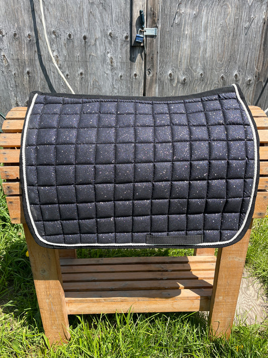 Navy full size glitter pad