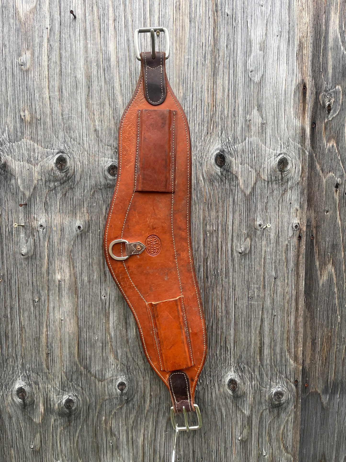 Leather Rear cinch