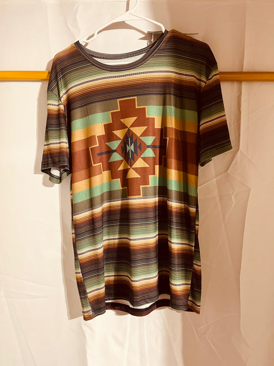 Aztec tee medium unisex sizing roomy fit