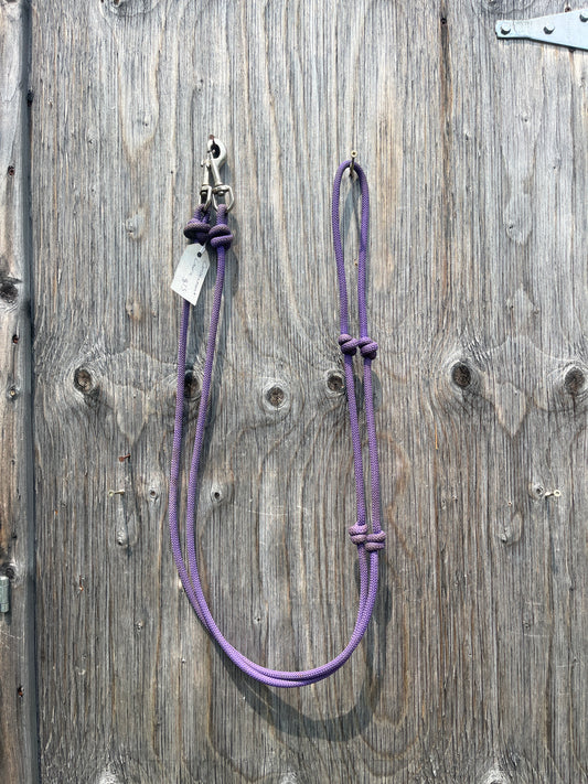 Purple barrel reins